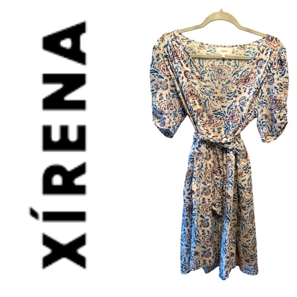Xirena Nissa belted modiac print mini dress - Picture 2 of 7